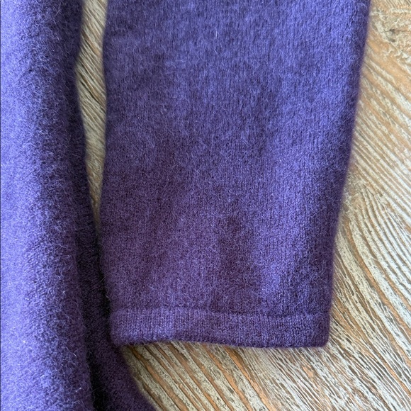 Sundance Cashmere Purple Sweater L - Picture 4 of 12